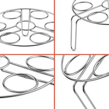 Lakatay 2-Pack Egg Steamer Rack Trivet for Instant Pot Pressure Cooker Accessories