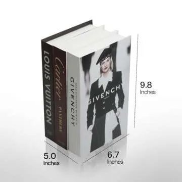 Coffee Table Decorative Books For Home Decor, Fake Books For Decoration, Aesthetic Bookshelf Decor f...