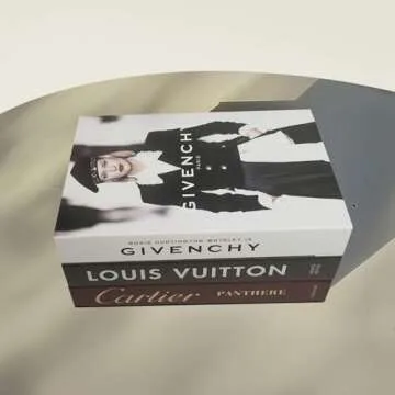 Coffee Table Decorative Books For Home Decor, Fake Books For Decoration, Aesthetic Bookshelf Decor for Living Room Office Bedroom, 3 Piece