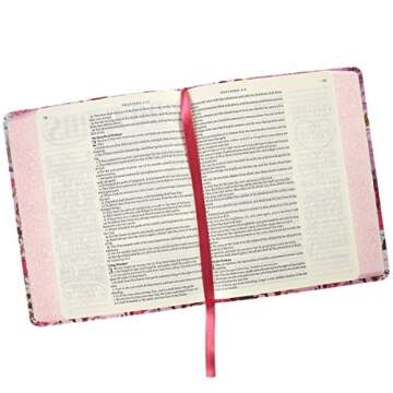 KJV Holy Bible, My Creative Bible, Faux Leather Flexcover - Ribbon Marker, King James Version, Pink Floral (KJV Creative Editions)