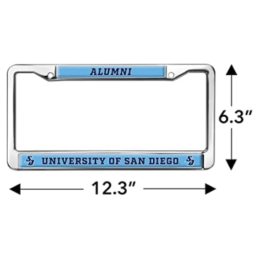 University of San Diego Alumni License Plate Frame Unique Style