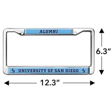 University of San Diego Alumni License Plate Frame Unique Style