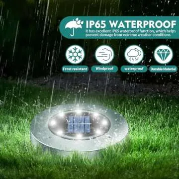 Cvosua Solar Outdoor Lights 12Packs, Solar Lights for Outside, Waterproof, Solar Garden Lights Lands...