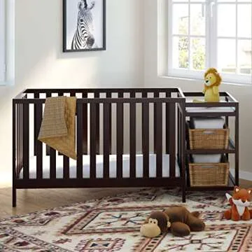 Graco Pacific 4-in-1 Crib and Changer - Espresso