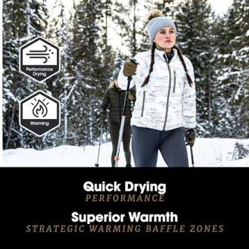 FORLOH Women's ThermoNeutral Down Jacket - Outdoor Insulation