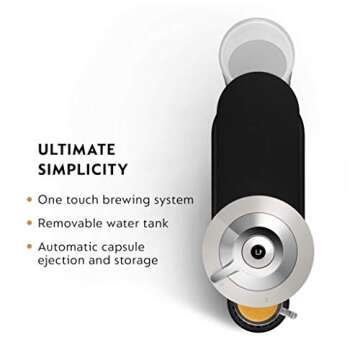 Nespresso Vertuo Next Coffee and Espresso Machine with Aeroccino NEW by Breville, Light Grey and Espresso Maker Capsules VertuoLine, Medium and Dark Roast Coffee, 30 Count Coffee Pods