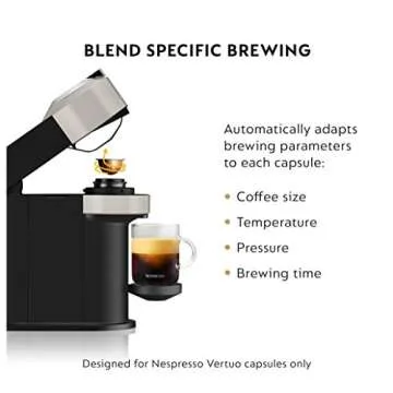 Nespresso Vertuo Next Coffee and Espresso Machine with Aeroccino NEW by Breville, Light Grey and Espresso Maker Capsules VertuoLine, Medium and Dark Roast Coffee, 30 Count Coffee Pods