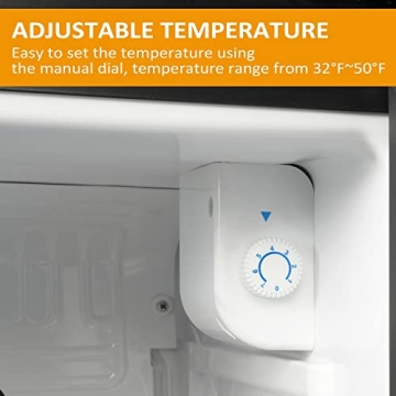 Compact Kegerator with CO2 Cylinder and Wheels