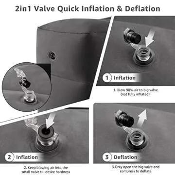Rewondah Inflatable Foot Rest: Essential Travel Comfort