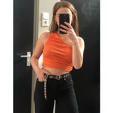 One Shoulder Crop Top - Stylish and Flattering Design