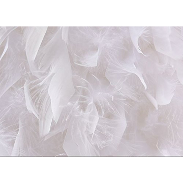 Chic Surpars House White Feather Crystal Chandelier