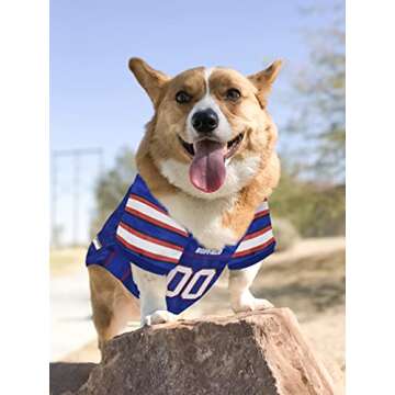 Stylish NFL Buffalo Bills Dog Jersey for Pets