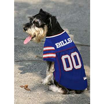 Stylish NFL Buffalo Bills Dog Jersey for Pets