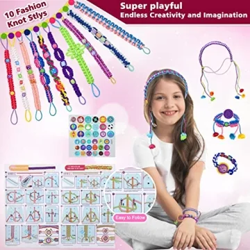 Best Friendship Bracelet Making Kit for Kids 6-12