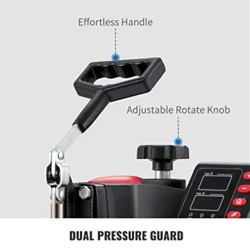 VEVOR 5 in 1 Heat Press Machine for T-Shirts and More