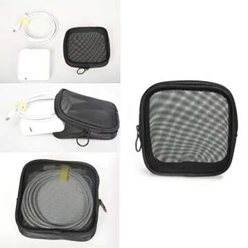 Patu Mesh Travel Toiletry Bag - Portable Organizer Set of 2