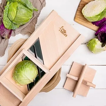 Raw Rutes Wooden Cabbage Shredder - Slicer Made in Europe!