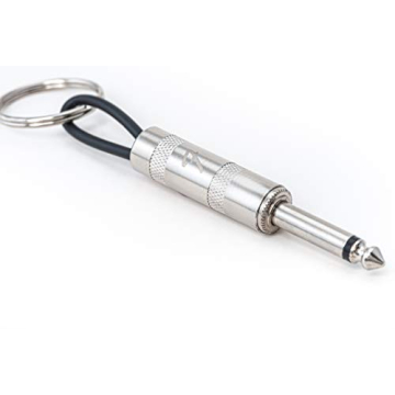 P Pluginz Licensed Fender Jack Rack- Wall mounting Guitar amp Key Holder, Includes 4 Guitar Plug Keychains and 1 Wall mounting kit. Quick and Easy Installation.