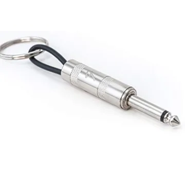 P Pluginz Licensed Fender Jack Rack- Wall mounting Guitar amp Key Holder, Includes 4 Guitar Plug Keychains and 1 Wall mounting kit. Quick and Easy Installation.