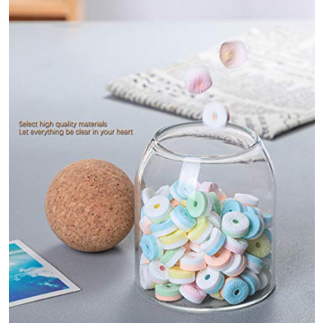 Innovative SAPHALTON Glass Cork Storage Jar for Kitchen