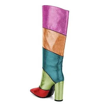 Stylish FSJ Multicolor Knee High Boots for Women