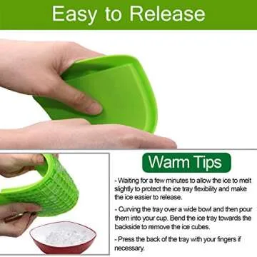 Silicone Mini Ice Cube Trays for Quick Cooling Drinks