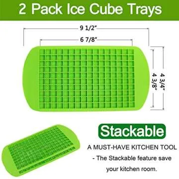 Silicone Mini Ice Cube Trays for Quick Cooling Drinks