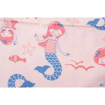 Baby Soft Cotton Panties for Little Girls - 6 Pack