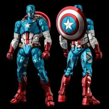 Captain America Fighting Armor Figure - Marvel Collectible