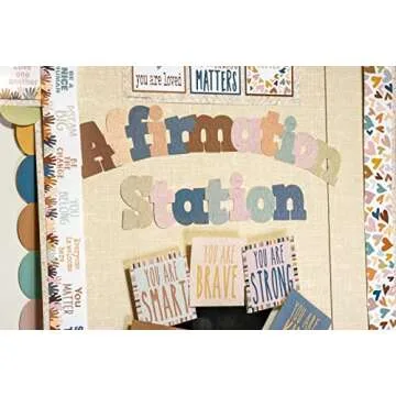 Positive Affirmations Accents for Teachers - 30 Pack