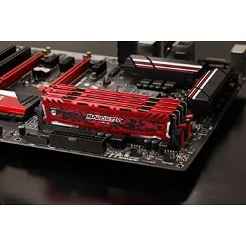 Crucial Ballistix Sport LT 2666 MHz DDR4 DRAM Desktop Gaming Memory Single 8GB CL16 BLS8G4D26BFSE (Red)