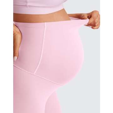 CRZ YOGA Maternity Biker Shorts | Ultimate Comfort for Moms