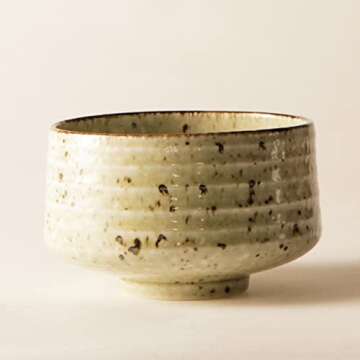 KIMIKURA Matcha Tea bowl Chawan [Warm green] Japanese Mino-yaki Made in JAPAN | Japanese Tea