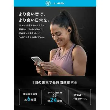 JLab JBuds Air True Wireless Earbuds with Charging Case