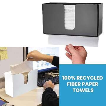 Perfect Stix White MultiFold Paper Towels Pack of 2 - 500 Count