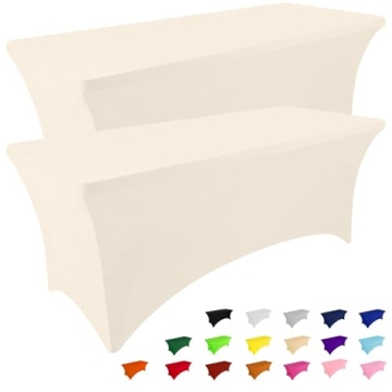 Spandex Table Cloths for 4FT Rectangular Tables