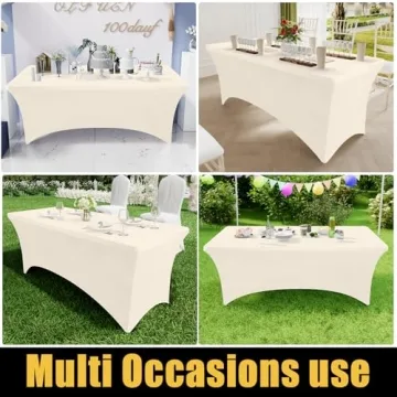 Spandex Table Cloths for 4FT Rectangular Tables