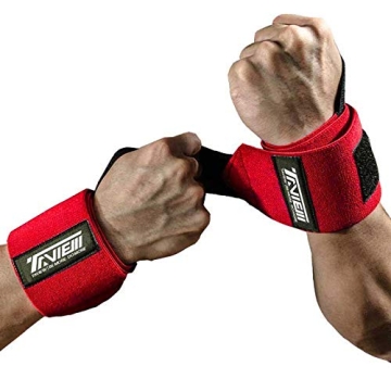 TAVIEW Wrist Wraps Weightlifting with Heavy Duty Thumb Loop, Powerlifting, Cross Training, Bodybuild...