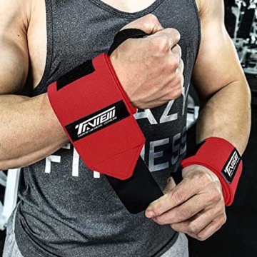 TAVIEW Wrist Wraps for Weightlifting and Powerlifting Support