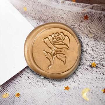 16PCS Mini Glue Gun Wax Seal Sticks for Wax Seal Stamp, Antique Bronze, Great for Wedding Invitations, Cards, Envelopes， Wine Packages