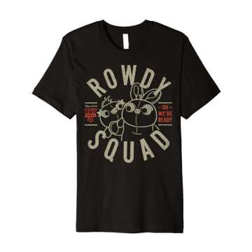 Pixar Toy Story 4 Ducky & Bunny Rowdy Squad Logo Premium Tee Premium T-Shirt