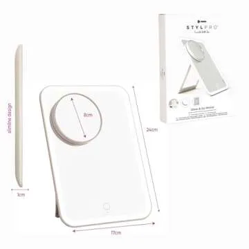 Stylideas Glow and Go Travel Mirror with LED Lights