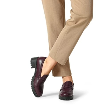 Stylish DREAM PAIRS Chunky Heel Loafers for Women