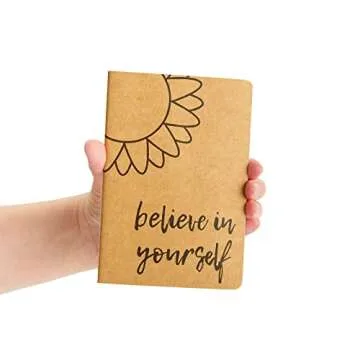 Cute A6 Notebook Set with Inspirational Quotes for Everyone