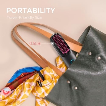 TYMO Cordless Hair Straightener - Travel Mini Straightener