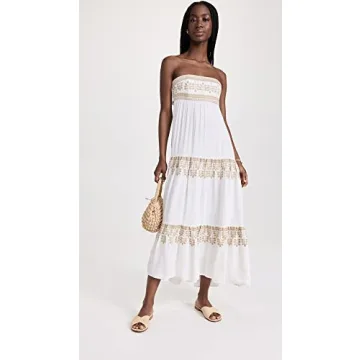 Carrie Forbes Women's Salon Slides Comfortable Tan Sandals