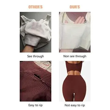 Gondola Blu Yoga Workout Outfit 2 Piece for Women, Seamless Tracksuit Ribbed Crop Tank Sport Bra With High Waist Shorts, Blue