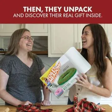 Prank-O Toilet Meadow Prank Gift Box – Empty Box for Wrapping Real Presents – Hilarious Fake Packaging for Birthdays, Christmas, and Holidays – Fun Gag Gift Box for Men, Women, and Kids