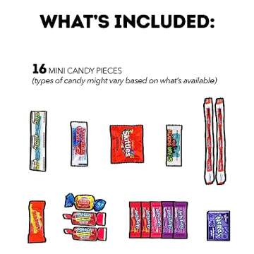 COLLEGEBOX Snack Box 50 Count Variety Care Package Gift