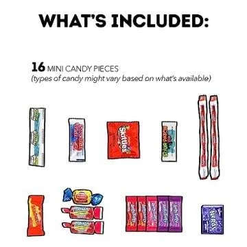 COLLEGEBOX Snack Box 50 Count Variety Care Package Gift